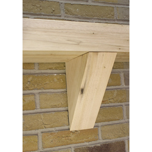 Kettle Moraine Fireplace Mantel Square Corbel in Butternut Wayfair Canada